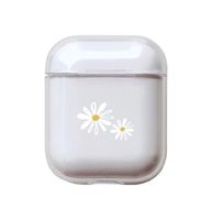Case for airpod case Cute Floral Daisy Wireless Bluetooth Earphone Case for airpod Headphone Hard Protective Case, PC,I200197