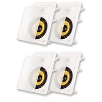 Acoustic Audio HD-650 in Wall 6.5" Speakers Home Theater Surround Sound 2 Pair Pack