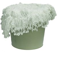 Newborn Photography Props，Hand Crochet Round Blanket with Fringe