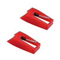Record Player Needle Turntable Diamond Replacement Stylus Needles for Vinyl Record Player 2 Pack