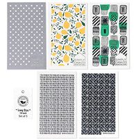 SIMPLYCASA Long Swedish Dishcloths Set of 5, Eco-Friendly 100% Biodegradable Cellulose Sponge Cleaning Cloths, Kitchen Cloths, Cloth Made from Sweden