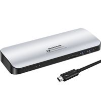 [Thunderbolt Certified] Nekteck Thunderbolt 3 PD Docking Station, Supports 4K HD Display, 60W Power Delivery, 4K HDMI2.0@60Hz, 5 USB 3.0 ports, for MackBook Pro Late 2016/2017 & Specific Windows/macOS