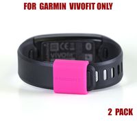 BANDCUFFS Brand Security Loop for Garmin Vivofit; Select Your Color; 2-PACK (Hot Pink)