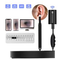 xhlife WiFi Otoscope Ear Endoscope Cleaning Otoscope HD 720P Ear Scope Camera USB Ear Removal Tool Visual Ear Spoon Earwax Cleaning Borescope Compatible for iPhone/iPad/Android/Windows/Mac