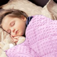 MAXTID 5 Pounds Weighted Blanket for Kids Pink 36''×48'' Children Heavy Blanket for Sleeping