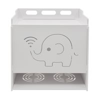 Saim Multi-Function WiFi Router Storage Boxes Shelf for Home and Office, Simple, Easy to Install, Large-3 Layer