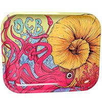 OCB Metal Rolling Tray - Cephalopod (Large)