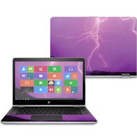 Mightyskins Skin Compatible with Hp Pavilion X360 14" (2017) - Purple Lightning | Protective, Durable, and Unique Vinyl Decal Wrap Cover | Easy to Apply, Remove, and Change Styles | Made in The USA