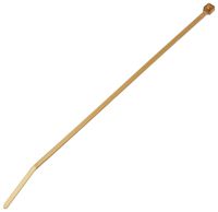 Panduit PLT1.5M-C71 Pan-Ty Cable Tie, PEEK, Miniature Cross Section, Straight Tip, 35lbs Min Tensile Strength, 1.38" Max Bundle Diameter, 0.048" Thickness, 0.098" Width, 5.8" Length, Brown (Pack of 100)