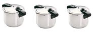 Presto 01370 8-Quart Stainless Steel Pressure Cooker (8 Quart, Silver, 3-pack)