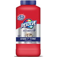 Resolve Pet Carpet Cleaner Powder, 18 oz Bottle, For Dirt Stain & Odor Removal