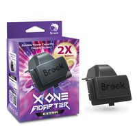 Brook Xbox One Adapter, X One Wireless Chargeable 2XBattery Converter for Xbox One Controller Support Switch PS4 PC iOS Turbo and Remap - Black XL