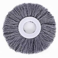 Cotton Spin Mop Heads Replacement - Round Shape Standard Size Multicolor Removable Easy Washings
