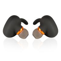 Phaz W2 Truly Wireless Noise Reduction Bluetooth Earbuds with Athletic Ear-Hook Fit, Built-in Mic for Hands-free Calling and Innovative Portable Charging Case