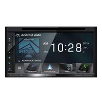 Kenwood DDX6706S 6.8" DVD/Bluetooth Double-DIN Receiver w/Clear Resistive Touchscreen