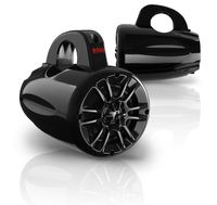 BOSS Audio Systems MRWT40 Marine Waketower Speaker System - 400 Watts of Power Per Pair, 200 Watts Each, 4 Inch, Full Range, 2 Way, Sold in Pairs, Marine Grade Weatherproof, Sold in Pairs