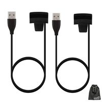 EEEKit Charging Solution Kit for Fitbit Alta Wireless Activity Wristband, USB Data Replacement Charger Charging Cables 2 Pack for Fitbit Alta