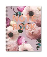 Studio Oh! Extra Large Hardcover Spiral Notebook Available in 6 Designs, Floral Expressions Blush Notebook Available in 6 Designs