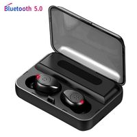 Luisport True Wireless Earbuds Bluetooth Earbuds Wireless Earphones with Charging Case (1-Black)