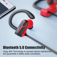 Bluetooth Headphones, Letsfit Wireless Headphones IPX7 Waterproof 15-Hour Playtime, Noise Cancelling HiFi Stereo Headset, Wireless Running Headphones Bluetooth Earbuds for Sports, Workout, Gym