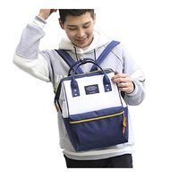 Dozenla Women Casual Mommy Feeding Bottle Backpack Zipper Student Schoolbag Backpacks