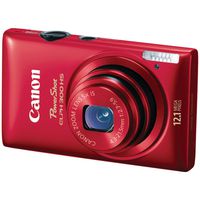 Canon PowerShot ELPH 300 HS 12.1 MP CMOS Digital Camera with Full 1080p HD Video (Red)