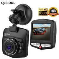 QEBIDUL Mini Dash Cam Car DVR Dashboard Camera Dashcam Full HD 1080P Rechargeable 170 Degree Wide Angle Motion Detection Infrared Night Vision G Sensor Driving Recorder With Parking Monitoring