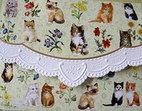 Carol's Rose Garden Kittens Portfolio Blank 10 Card Set