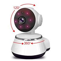 64Gb Can Save 30 Day PTZ V380 Camera Motion Detection Alarm Baby Monitor Camera HD720P IP Wifi Camera P2P Cctv IR Cut Night Vision Home Cctv Camera