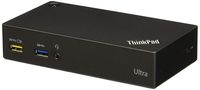 Lenovo ThinkPad USB 3.0 Ultra Dock 40a80045us Includes 45w AC Adapter For USA (Does Not Charge Laptop/Tablet) (Renewed)