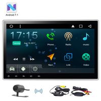 Eincar 10.1" 2GB Android 7.1 Car Radio Stereo - Universal Double Din Head Unit with Adjustable Angle - Support Fast-boot, GPS Sat Nav, DAB+, 3G 4G WIFI, Phone Link, FM AM RDS, Steering Wheel Control,U