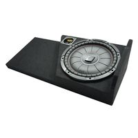 Compatible with 2014 - UP GMC Sierra Double Cab Kicker CompVT CVT12 Single 12 Sub Box 2 Ohm