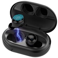 Bluetooth Earbuds Wireless Headphones- IPX8 Waterproof Earphones with Charging Case for Android, iOS, Windows and Mac Including Breathing Light, Built-in Mics, Noise Reduction and Hi-Fi Stereo Sound
