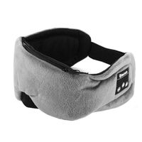 EEEXY Wireless Bluetooth Stereo Sleeping Earphone Comfortable Washable with Built-in Headphones for Sleeping Eye Mask Headset, Gray