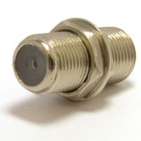 kenable F Type Connector Coupler for Joining Satellite Cables with Nut