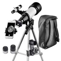 Telescope for Kids and Beginners Travel Scope 70mm Apeture 400mm AZ Mount - with Backpack to Carry Easily - Travel Telescope to View Moon and Planet