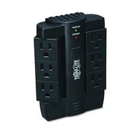 Tripp Lite 6 Rotatable Outlet Surge Protector Power Strip, Black, Lifetime Limited Warranty & $20,000 Insurance (SWIVEL6)