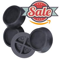 Anti Vibration Washing Machine Foot Pads Anti-Walk Washer Vibration Feet Pads for Washer and Clothes Dryer Anti Slip Mat Vibration Isolating Pads Anti Vibrant Washing Machine Stabilizer Pad set of 4