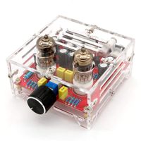 WINGONEER XH-A201 HiFi 6J1 Class A Bile Tube Preamplifier Amplifier Audio Finished Board with Acrylic Chassis