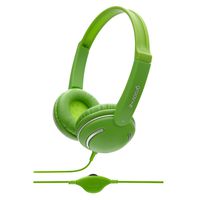 Groov-e GV897GN Streetz Stereo Headphones with Volume Control - Green