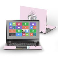 Mightyskins Skin Compatible with Lenovo Flex 5 15" (2017) - American Gothic Pop | Protective, Durable, and Unique Vinyl Decal Wrap Cover | Easy to Apply, Remove, and Change Styles | Made in The USA