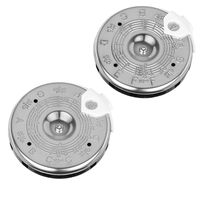 Timiy 13 Tones Pitch Pipe F-F Tuner & 13 Note Pitch Pipe Tuner Tuning C-C for Guitar, Bass and Violin (F-F+C-C)