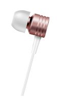 1MORE 103-ERG Piston Classic In-Ear Earphones Lightweight Headphones with Tangle-Free Cable, Fashion Colors, Microphone and In-Line Remote for Smartphones/PC/Tablet, Rose Gold/Pink