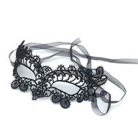 iMapo Masquerade Mask for Women, Mardi Gras Lace Masks, Cosplay Venetian Party Prom Ball Christmas Halloween Eye Lady Masks - Black