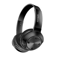 Halffle Bluetooth Headphones Bluetooth 5.0 Noise Cancelling Headphones Over Ear Foldable Stereo Wireless Headset with Micphone Bluetooth Earphones (Black)