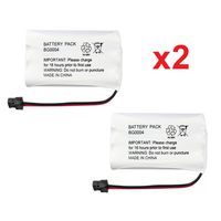 2 Fenzer Rechargeable Cordless Phone Batteries for Radio Shack 23-961 Uniden TCX-905 Cordless Telephone Battery Replacement Packs