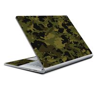 MightySkins Skin Compatible with Microsoft Surface Book 2 13" (2017) - Green Camouflage | Protective, Durable, and Unique Vinyl Decal wrap Cover | Easy to Apply, Remove | Made in The USA