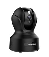 SANSCO Indoor Wireless WiFi Security Camera Full HD 2MP 1080p Home Monitor Surveillance Network IP Camera for Pet/Baby with IR Night Vision, Motion Detection Push Alerts and Two-Way Audio