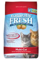 Naturally Fresh Walnut-Based Multi-Cat Quick-Clumping Cat Litter, Unscented, 26-lb bag