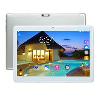 Goldengulf Unlocked 10 Inch Dual Sim Smart Phone Call Tablet PC Phablet Quad Core Android 6.0 Built in Bluetooth GPS WiFi Camera 3G ROM 16GB with Free Leather Case (Gold)